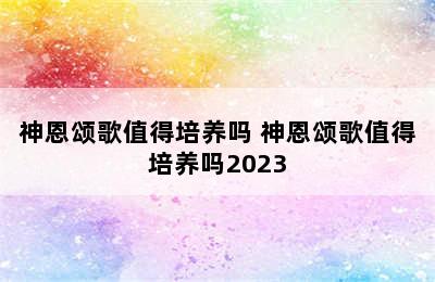 神恩颂歌值得培养吗 神恩颂歌值得培养吗2023